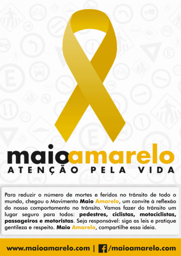 campanha maioamarelo atencao pela vida